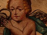 an image of a painting of an angel holding a heart