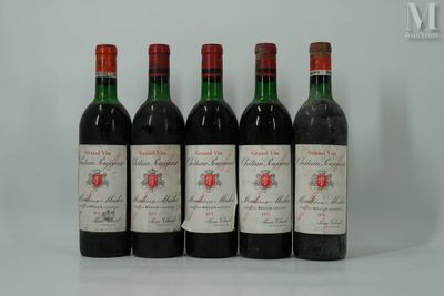 CH. POUJEAUX CH. POUJEAUX, Moulis-en-Médoc, 1973 - 5 bouteil…