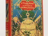 la couverture du livre de Jules Verne, « Le Village des rois de France »