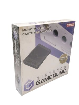 GAMECUBE - NINTENDO - Memory card 251 - NEUF, sous blister (boîte abîm - Photo 1