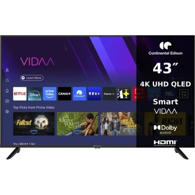 a flat screen tv with a variety of movies on the screen