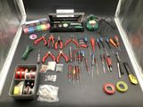 a lot of tools that are sitting on a table