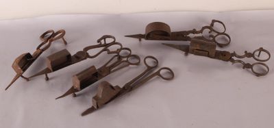 [ DIVERS ] Ensemble de six mouchettes en fer forgé