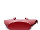 louis vu vu red epi leather shoulder bag