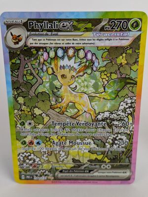 gros plan d'une carte pokemon sur une table
