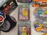 a lot of toys that are sitting on a table