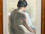 une image d'un tableau représentant une femme assise sur une chaise