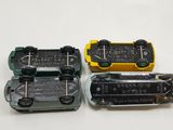 three different types of batteries are shown on a white surface