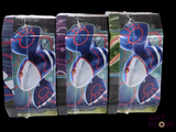three rolls of toilet paper with a picture of a teddy bear on them