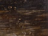 an image of a painting of a boat in a body of water