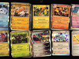 a lot of cards that are on the table