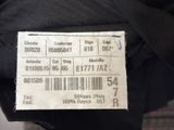 a picture of a label on a black jacket