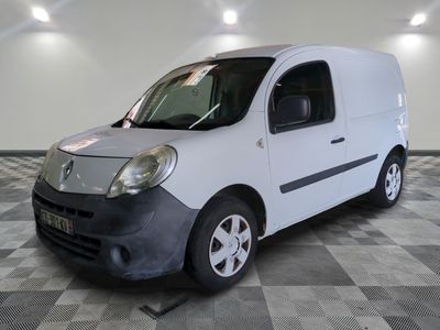 a picture of a white van parked in a garage