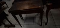 Lot de deux tables à jeux de style Louis XVI en placage de n… (photo 4)