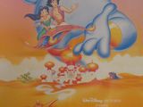 une image d'une affiche du film d'animation « Aladdin »