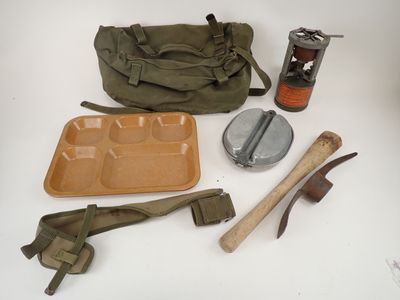 many items that are sitting on a white table