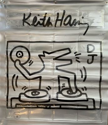 Keith HARING (1958-1990), d'après - DJ holder Sérigraphie en…