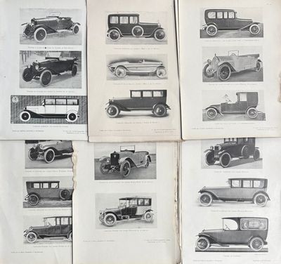 de nombreux modèles différents de voitures anciennes sur ces pages