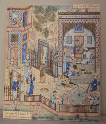 une image d'un tableau sur le mur d'un bâtiment