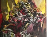 une image d'une peinture sur un mur