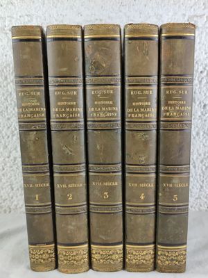 Marine SUE (Eugène) : Histoire de la Marine Française.