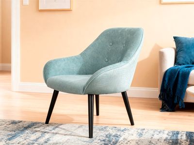 Lot DE 4 Fauteuils 65x56x80cm Vert_gold Velours