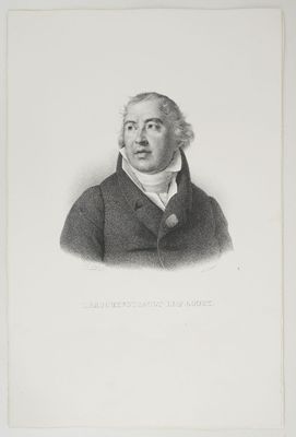 un dessin en noir et blanc représentant un homme en costume