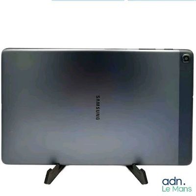a picture of a samsung tablet on a stand