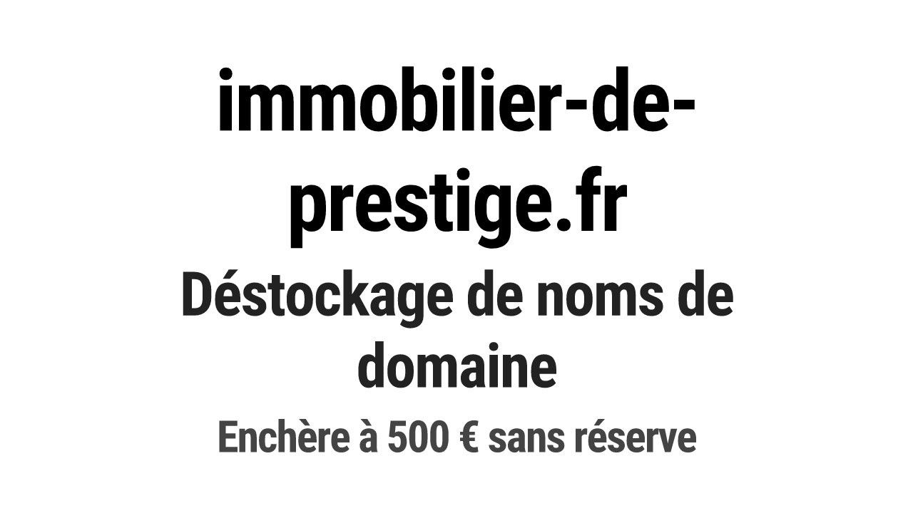 Destockage & Invendus