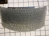 a picture of a piece of bubble wrap hanging from a ceiling