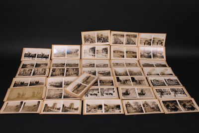 many old black and white photographs of a city