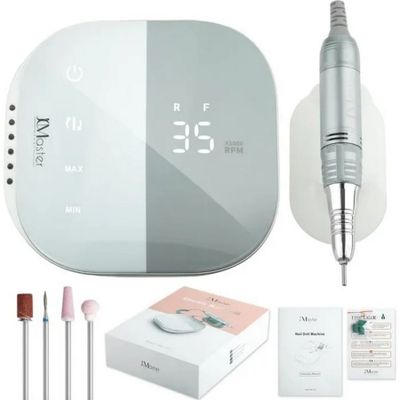 an image of a set of beauty products including a hair dryer, brush, eyeliners, eyeliners, and eyeliners
