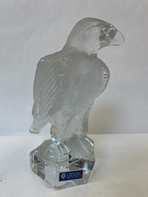 Sevres - Sculpture EN Cristal Representant UN Aigle. H. 26 C…