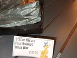 a sign on the table stating that the items are not for sale