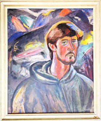 URSS – Alexandre KHANINE (né en 1955, peintre de l’Oural, me…