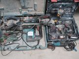 many tools that are in a case on the floor