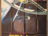 a movie poster of a space station with a satellite in the background