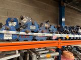 a lot of machines that are sitting on a shelf