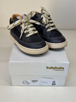 Paire DE Chaussures Enfant Babybotte Fernand Taille 23 Marin…