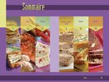 many different types of sandwiches on a purple plate