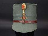 an image of a military hat on a mannequin head