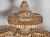 a close up of a decorative object on a table