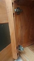 Meuble TV 2 portes CHENO en acacia naturel et gris - dimensi… (photo 4)