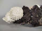a close up of a piece of rock with some sort of substance on it