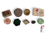a lot of different items that are on a white surface