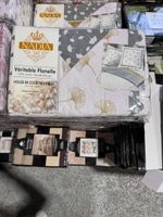 2 x Draps flanelle gris :