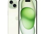 On voit un iPhone 11 d'Apple avec le logo Apple vert à l'écran.