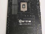 a close up of a computer motherboard with a cpu on it