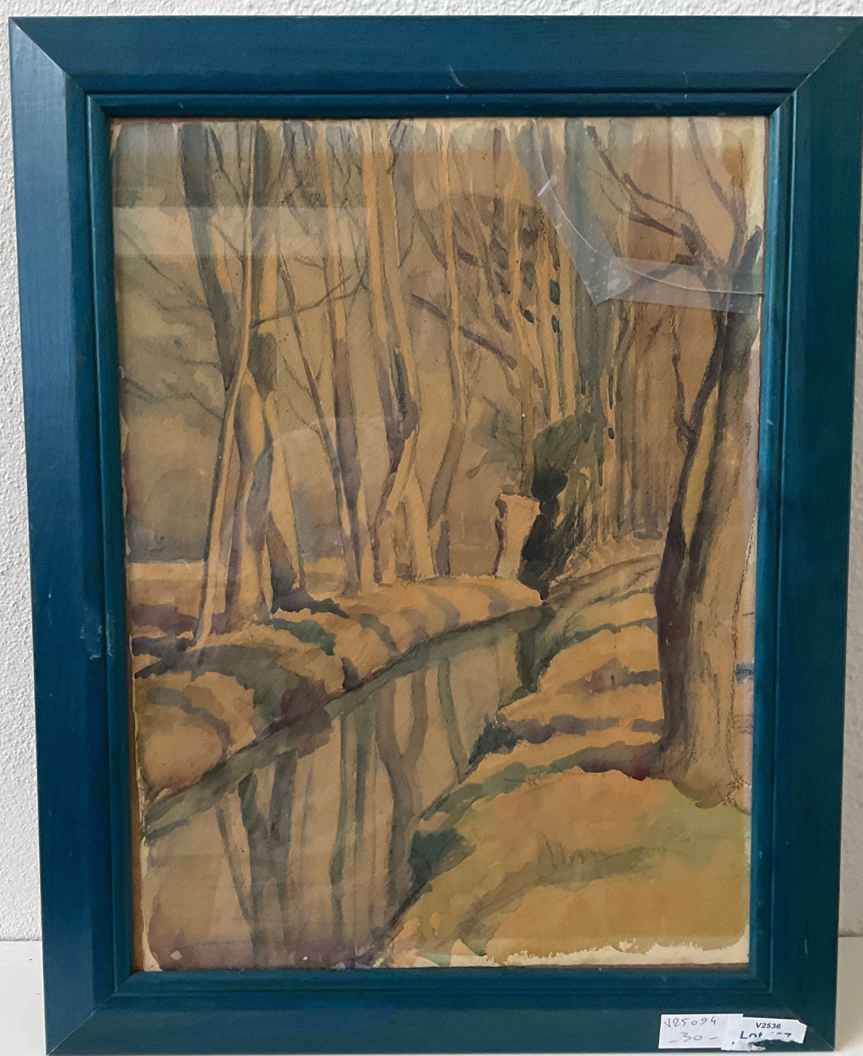 Paul-Henri Derambure, dit Polder (1898-1972), dessinateur, peintre, illustrateur français. Une aquarelle, (36x28 cm),...