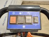 a close up of a control panel on a bike